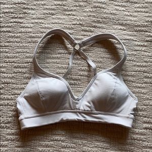 Athleta White Sports Bra XXS